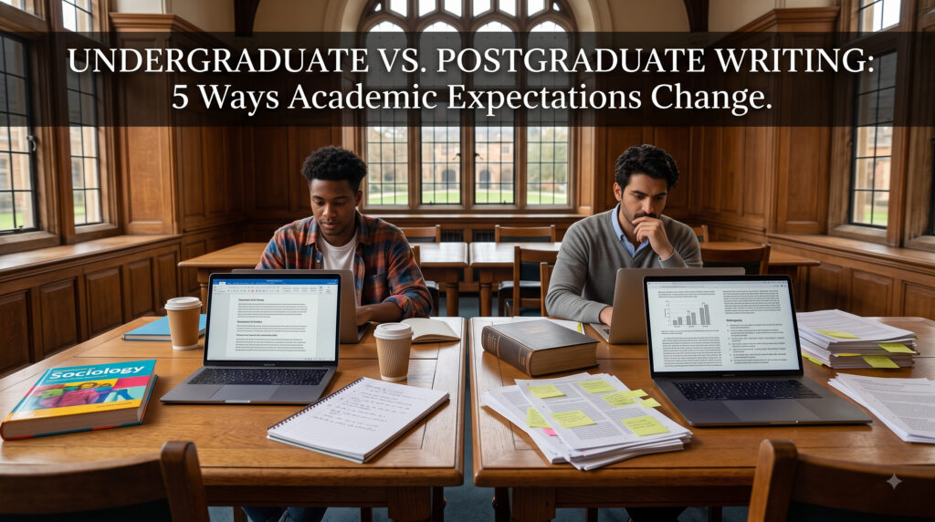 Undergraduate vs. Postgraduate Writing