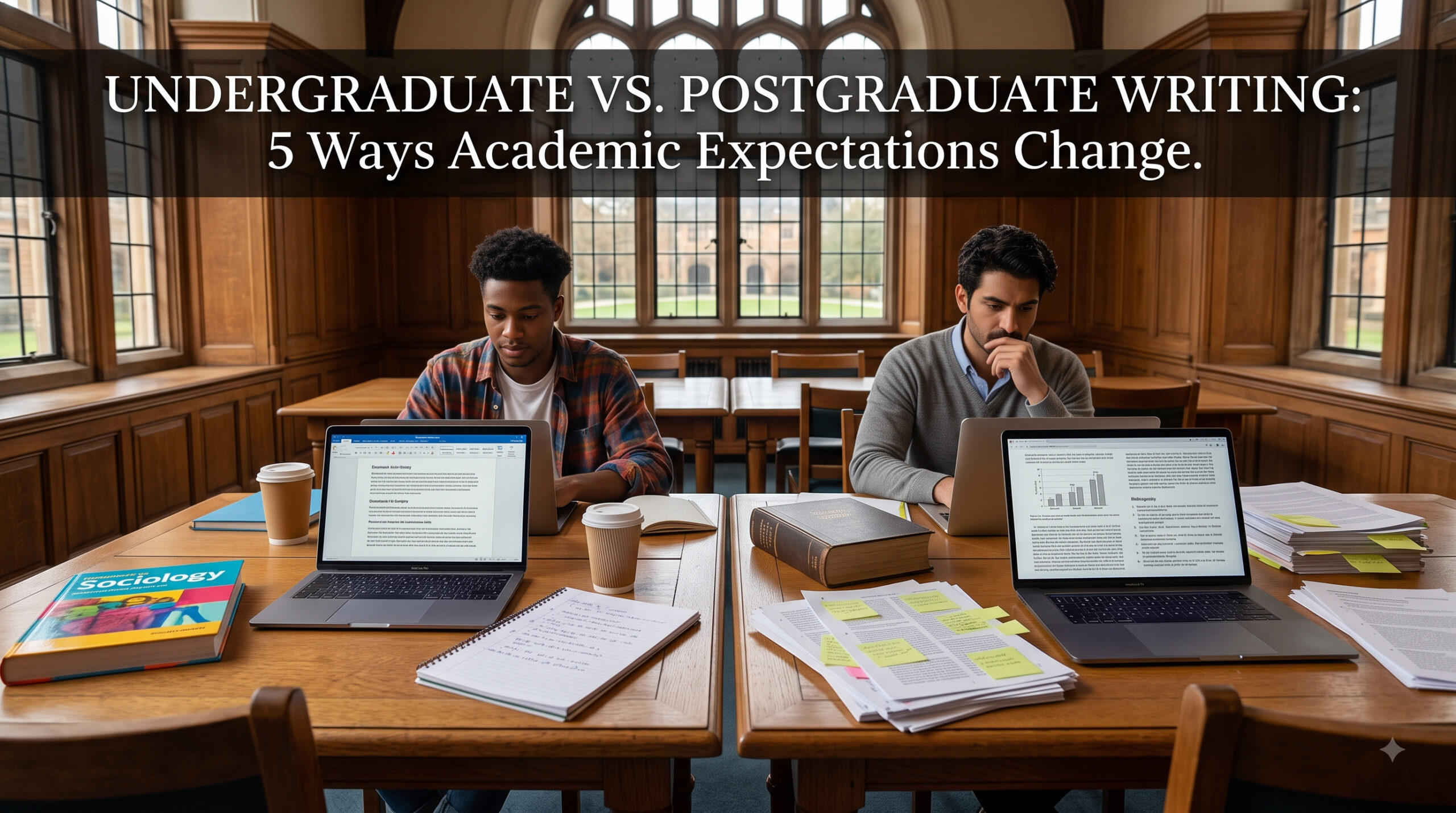 Undergraduate vs. Postgraduate Writing