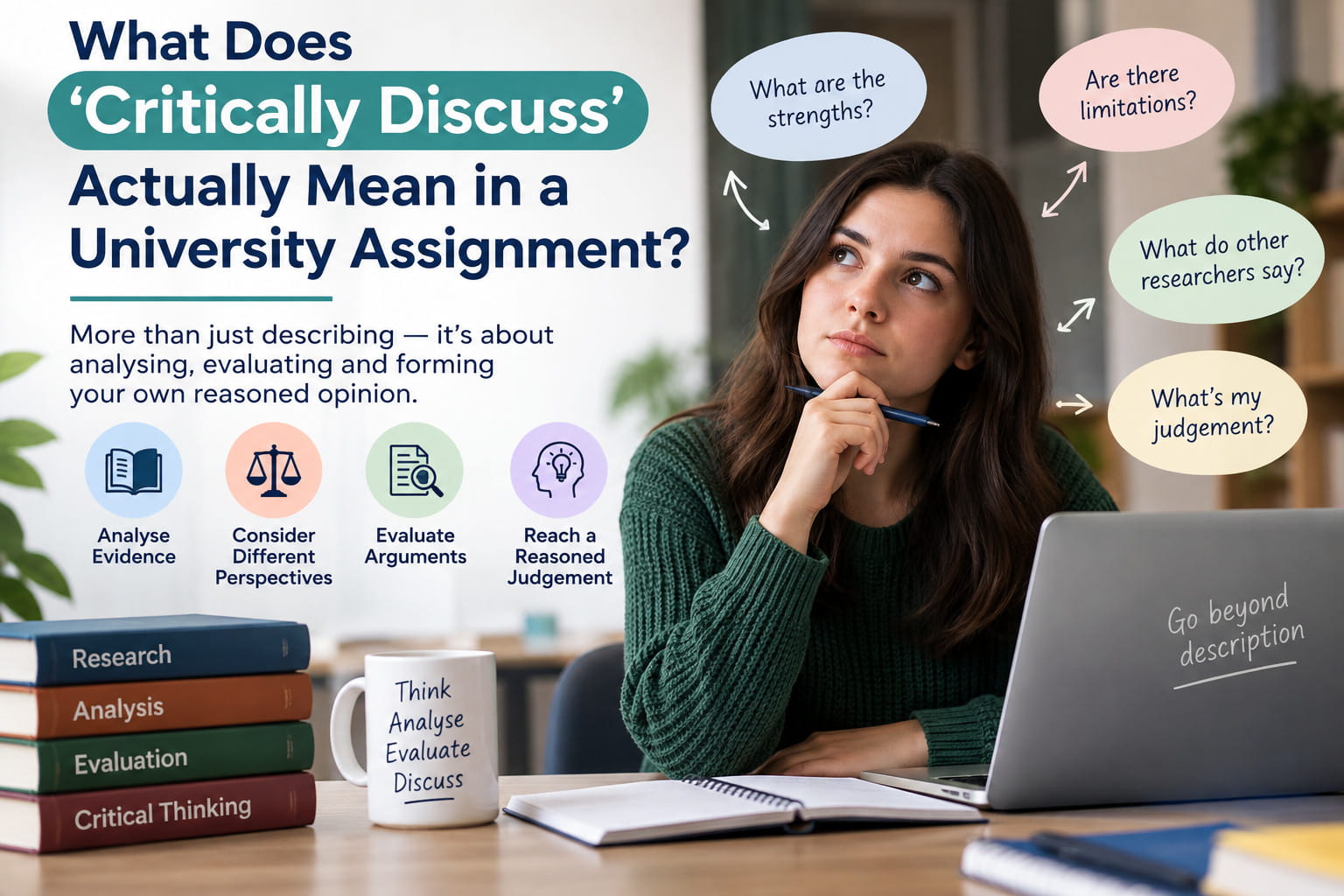 What Does “Critically Discuss” Actually Mean in a University Assignment?